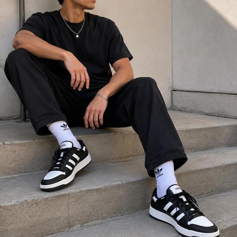 Adidas break start sneakers in